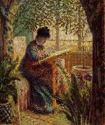 Claude Monet Camille Monet at Work oil